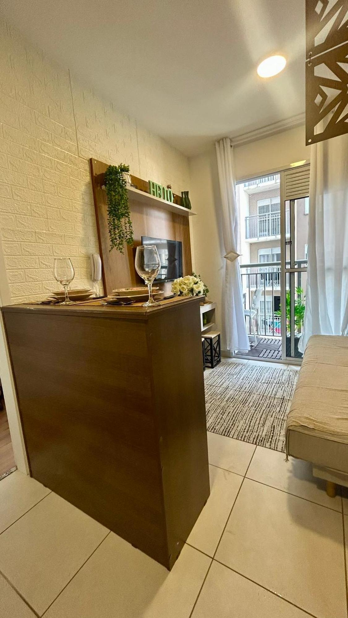 Apartemen O Completo Com Sacada Prox Tokio Marine Hall Sao Paulo