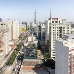 Studio Novo Proximo A Paulista, Metro E Augusta Andar Alto Com Vista
