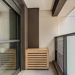 Metro Brooklin - Studio Novo E Charmoso - Apartamento Completo - Ar Condicionado