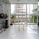 Studio Allianz Garagem, Varanda, Piscina, Academia