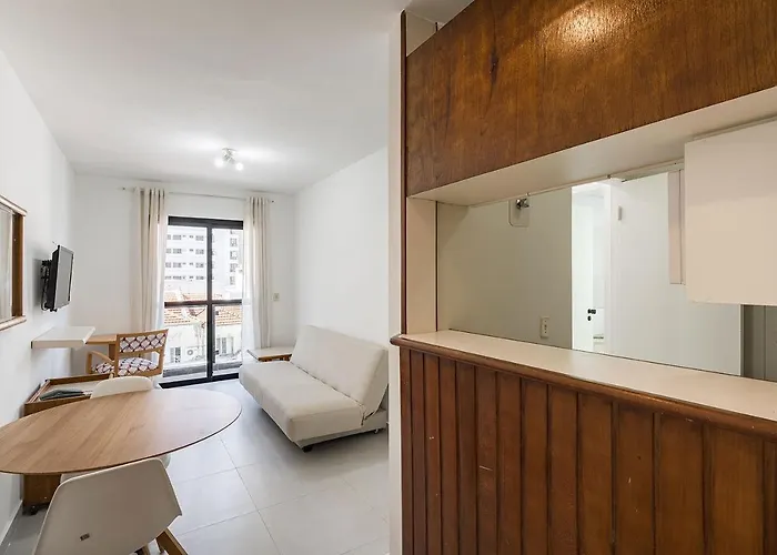 Apto 26 Com Smart Tv E Wifi Vivo Fibra Columbia Resid Ao Lado Pamplona Shopping Jardins - Sao Paulo