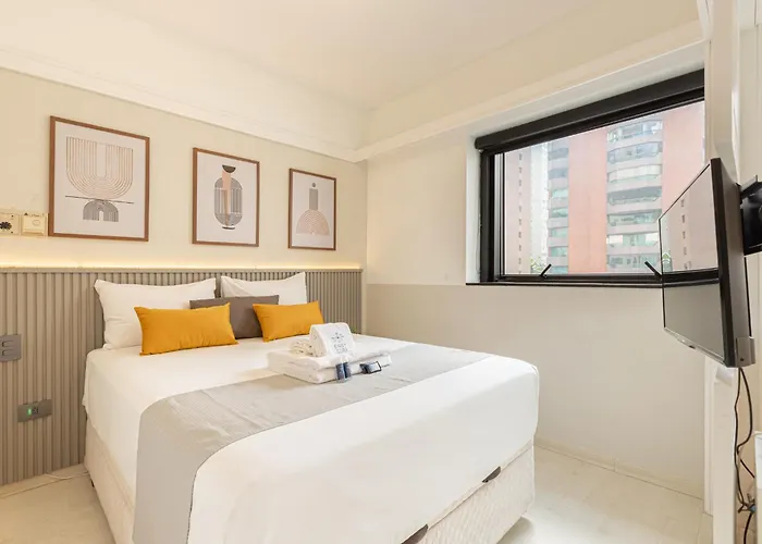 Easy Star - Lindo E Aconchegante Flat No Jardins - Wp01H
