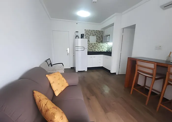 Flat Hotel The Palace Com Quarto Sala E Cozinha