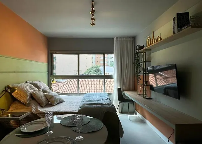 Studio Novo Cama Queen Prox Metro Paraiso Ivm34
