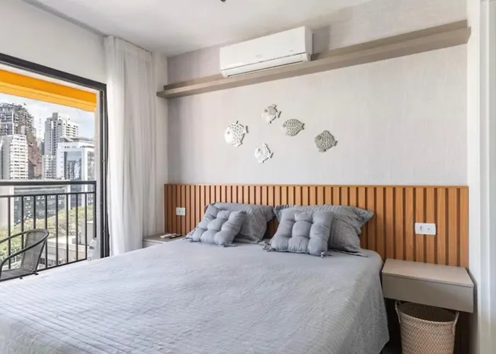 Apartamento Novo E Aconchegante Proximo A Paulista E Ao H Sirio Andar Alto