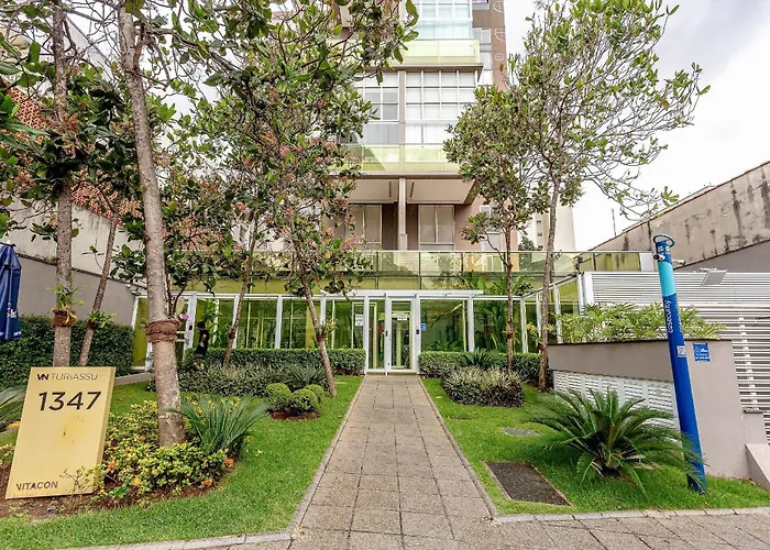 Studio Allianz Garagem, Varanda, Piscina, Academia