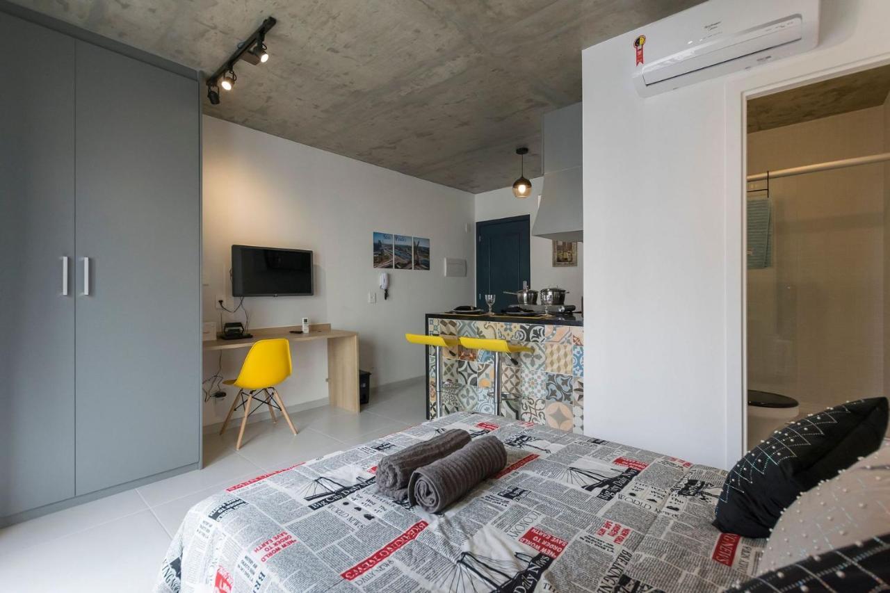 Lindo Studio Arouche 711 Apartemen Sao Paulo