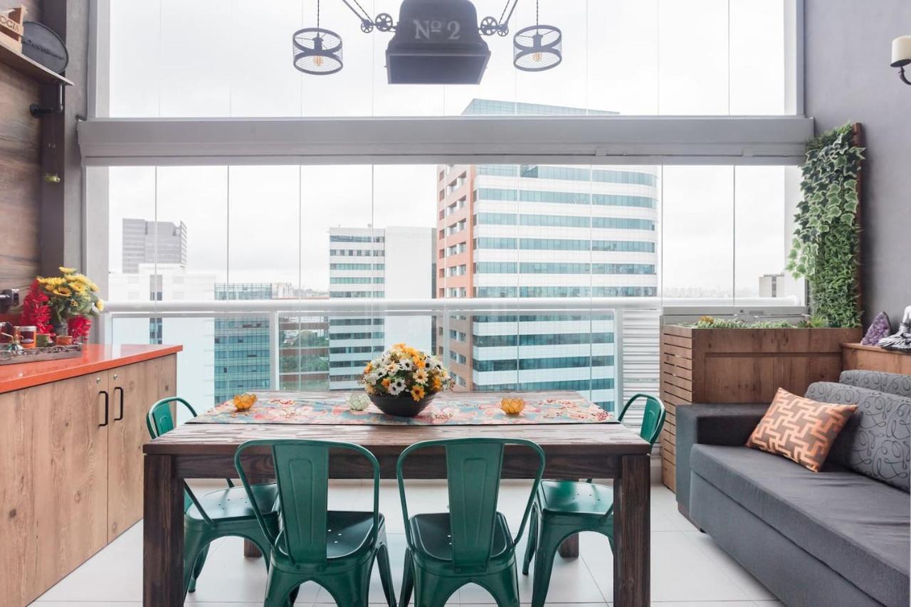 Apartment Edificio Summit Pinheiros: View Balcony With Pool & Fitness Near Subway Sao Paulo