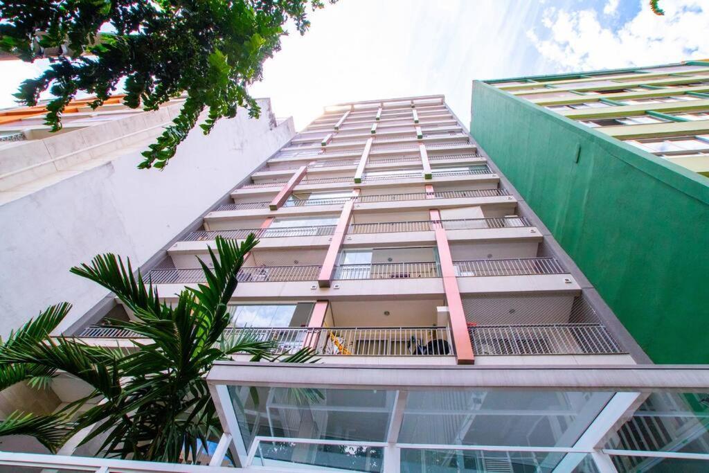 Apartment Bhomy Bela Vista Moderno Com Varanda Bs37 *