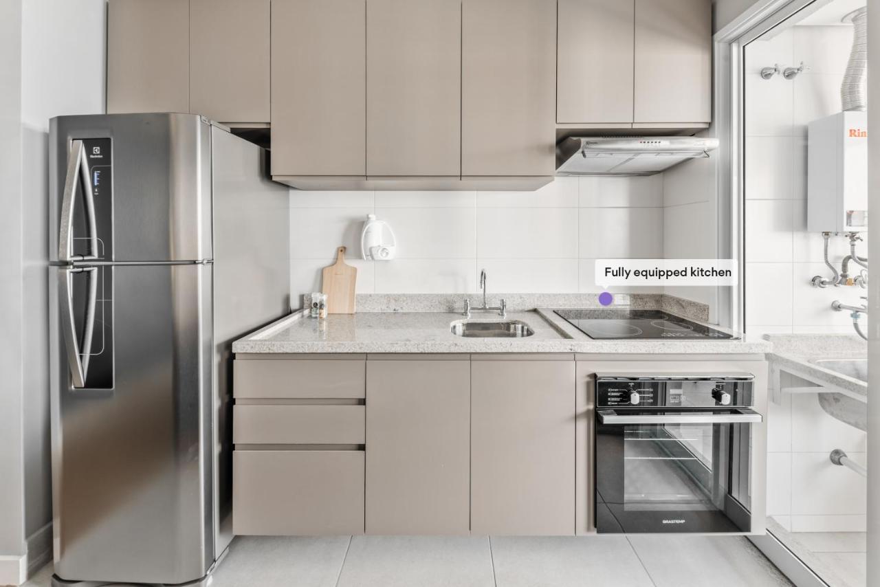 Apartamento Sofisticado Com Vaga - Vila Olimpia Apartemen Sao Paulo