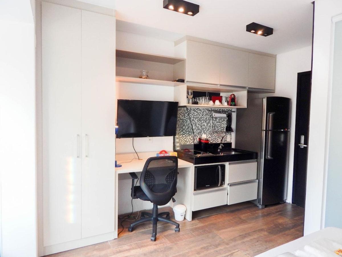 Easy Star - Charmoso Studio Na Vila Omlimpia - Ts02g Apartment *