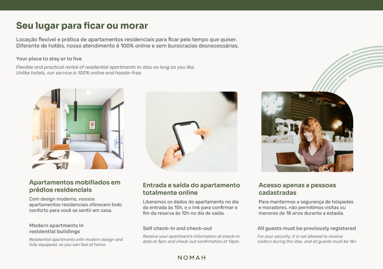 Nomah - Aptos Por Temporada No Bras Căn hộ São Paulo