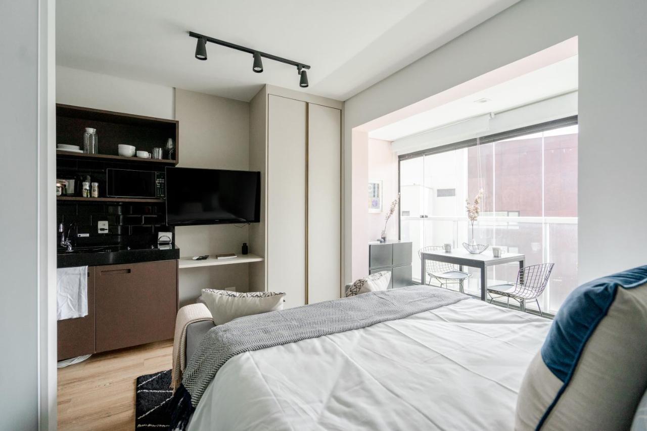 Apartment Studio Em Localizacao Incrivel, Estacionamento, Piscina E Academia - Vila Olimpia
