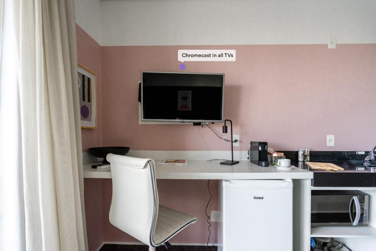 Studio Em Localizacao Incrivel, Estacionamento, Piscina E Academia - Vila Olimpia Apartment