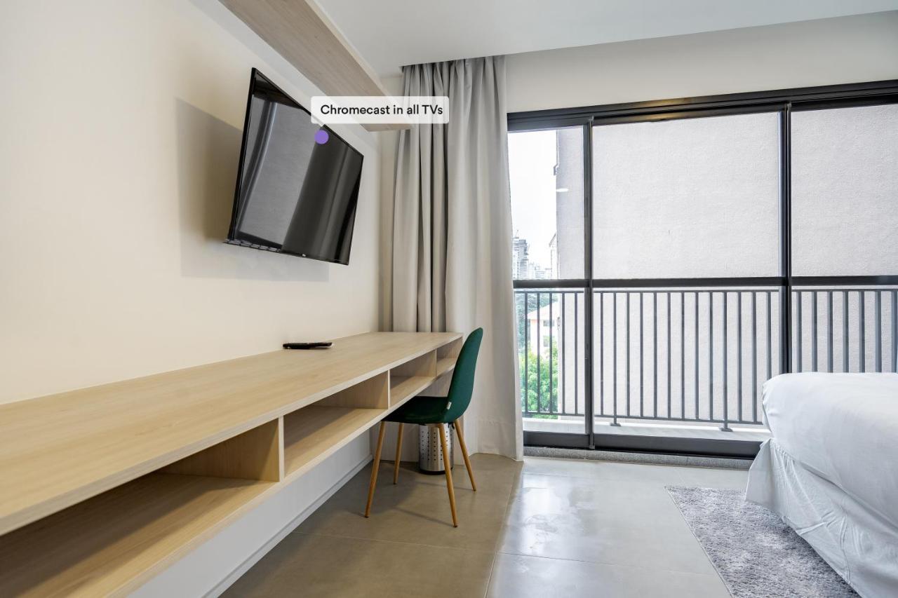 Casai Moema Studio Lindo C/ Piscina E Academia Apartment São Paulo
