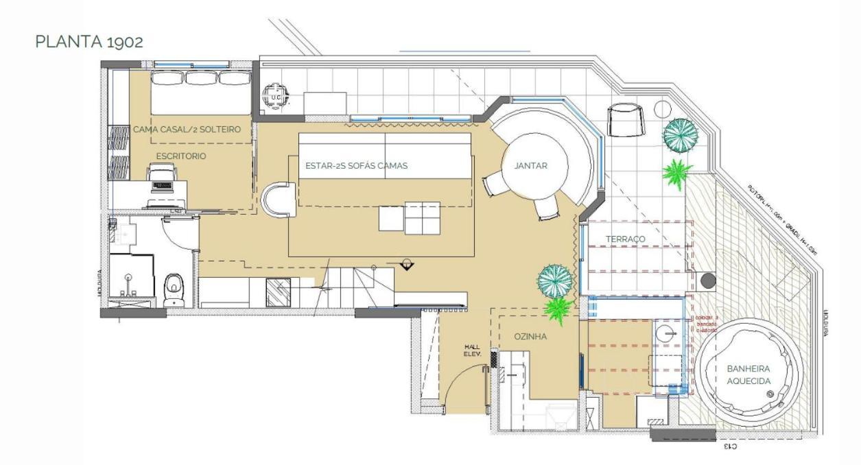 Daire Sky Duplex - Cobertura E Moderna Em Completo
