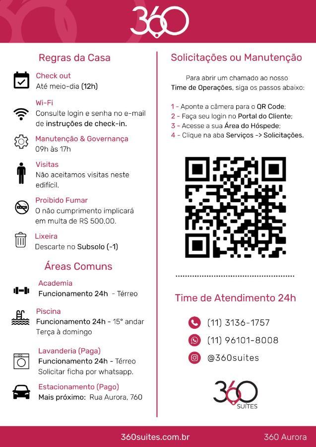 360 Suites Aurora Republica - Mobiliados *