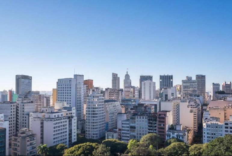 Studio Vista Para Cidade Apartemen Sao Paulo