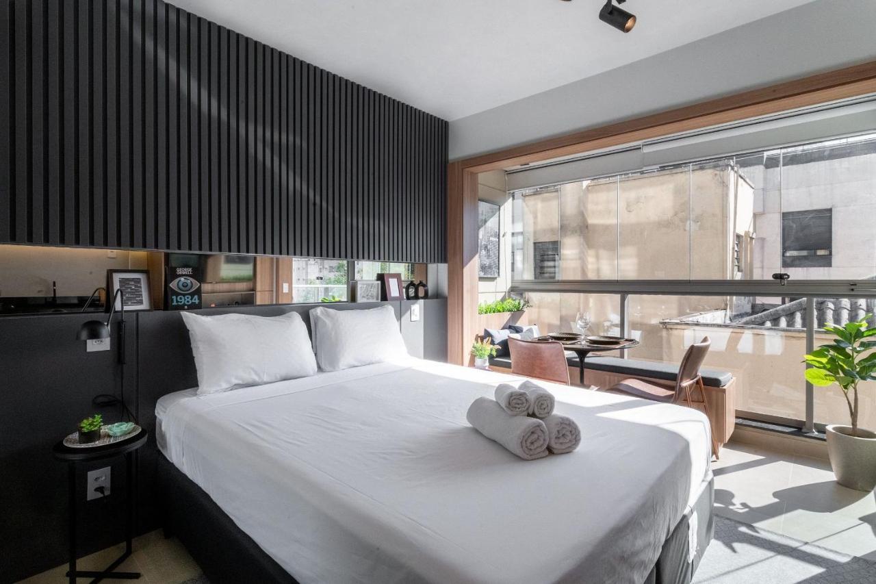Studio Em Condominio Alto Padrao Na Bela Cintra Daire Sao Paulo