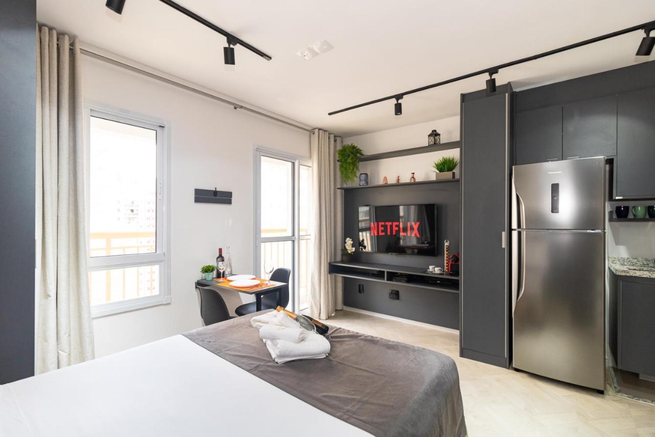 Căn hộ Estudio Moderno Em Pinheiros Com Ac E Rooftop São Paulo