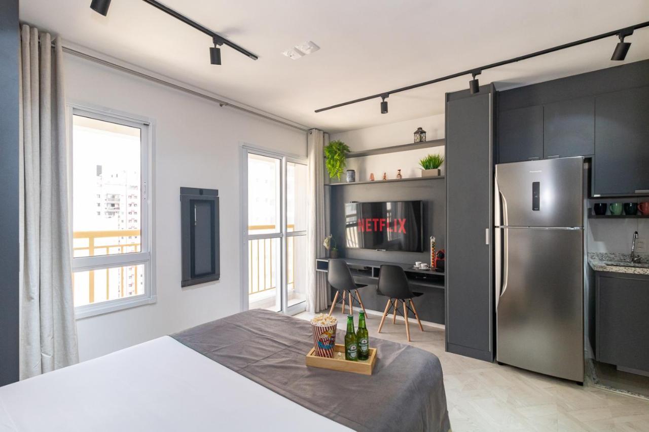 Estudio Moderno Em Pinheiros Com Ac E Rooftop São Paulo