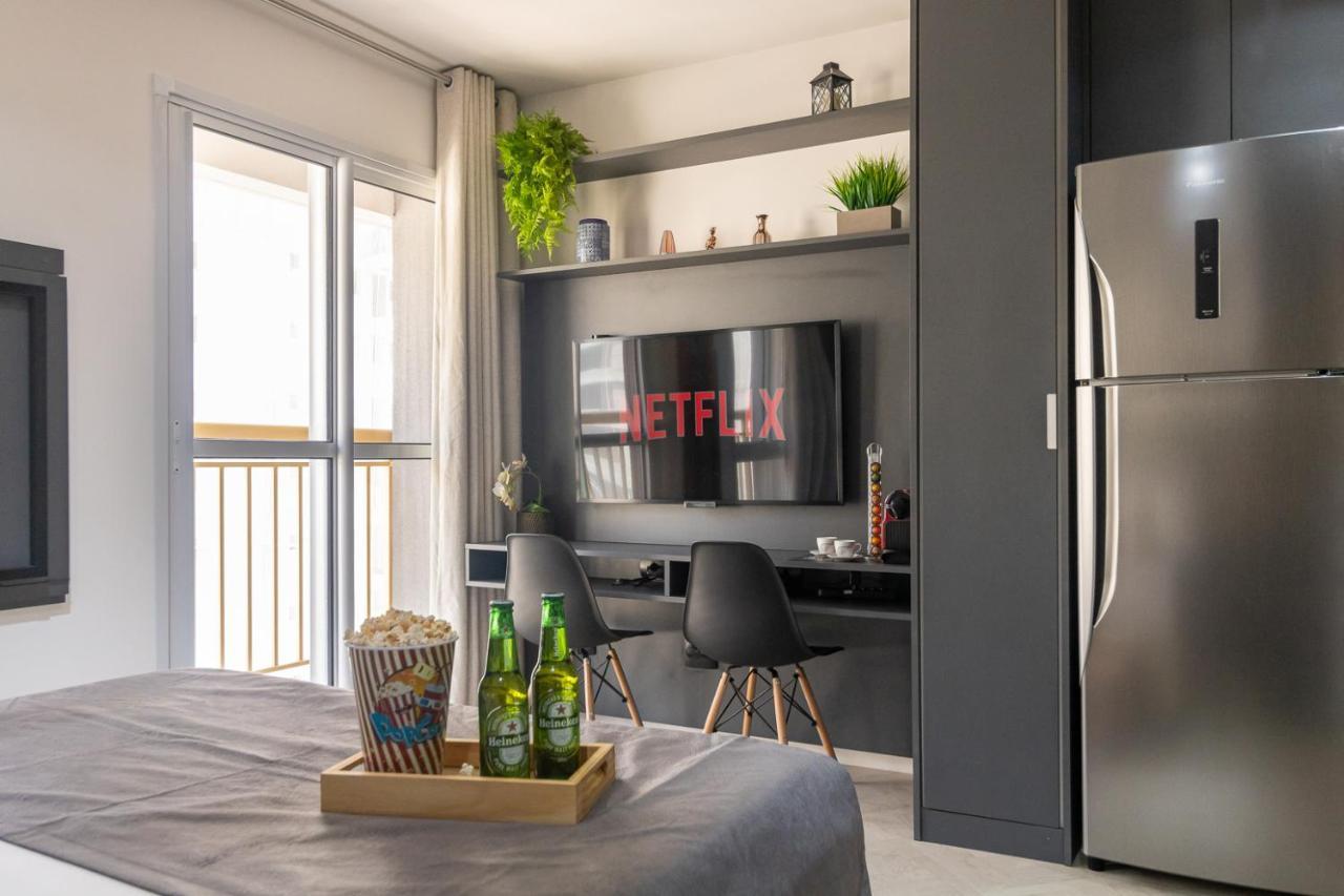 Căn hộ Estudio Moderno Em Pinheiros Com Ac E Rooftop São Paulo