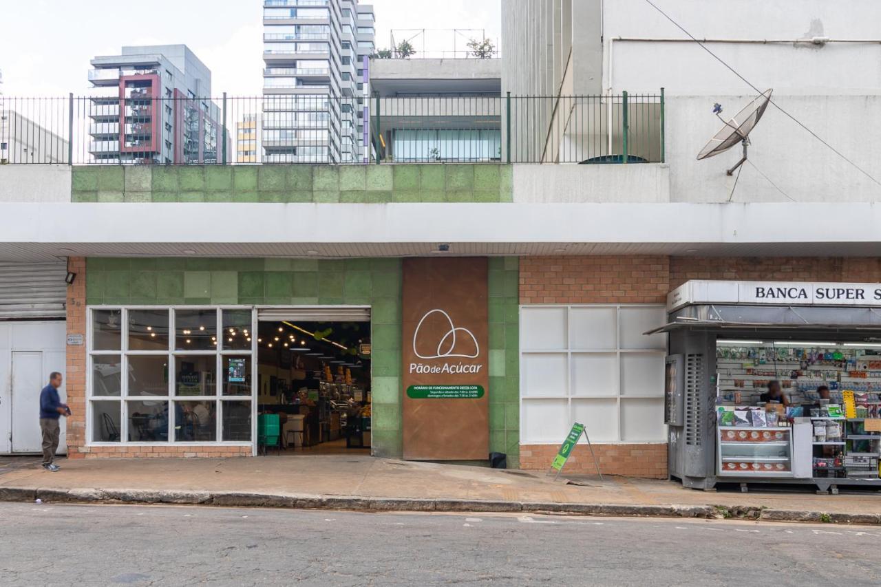 Estudio Moderno Em Pinheiros Com Ac E Rooftop Căn hộ São Paulo