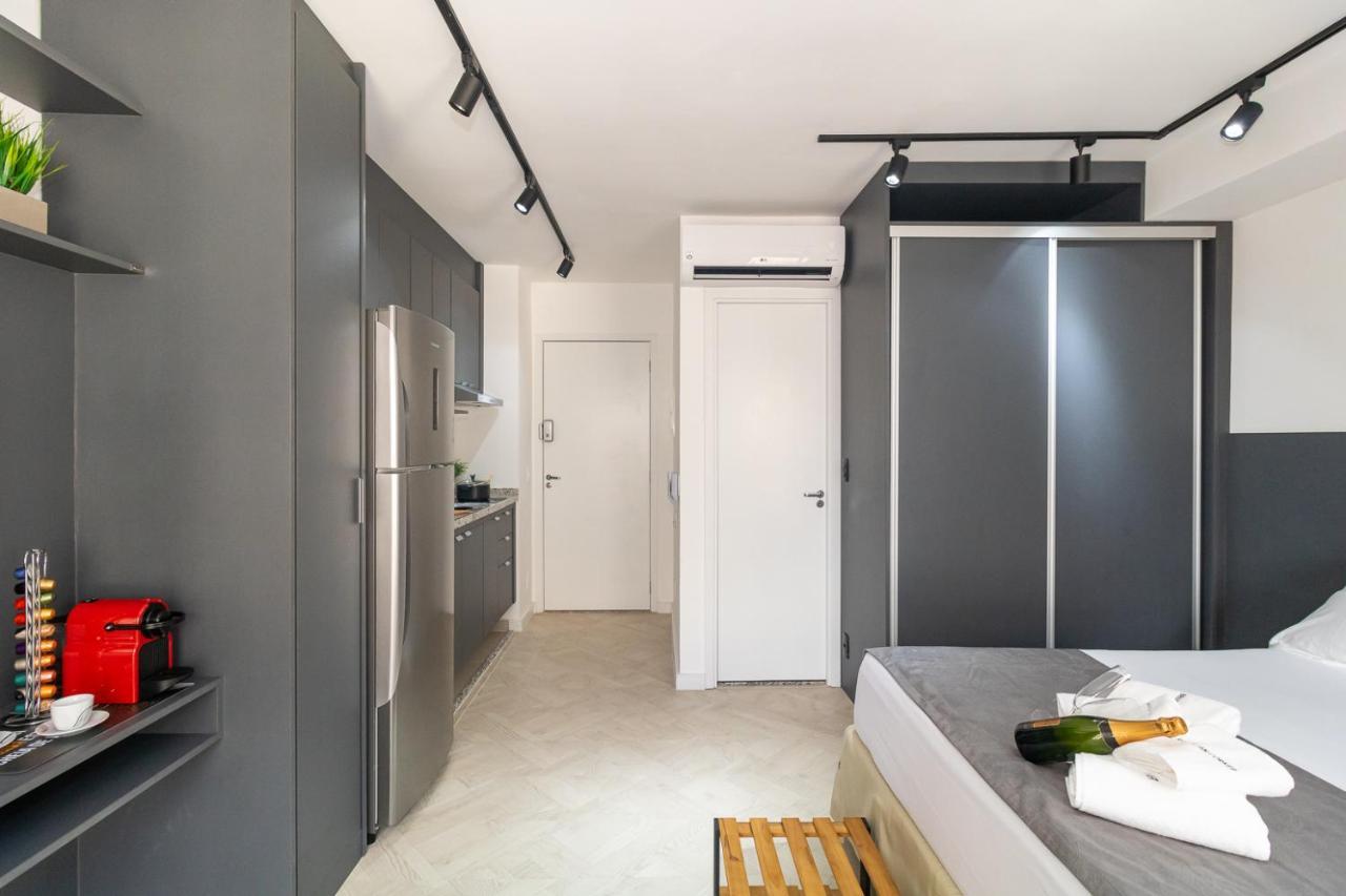 Estudio Moderno Em Pinheiros Com Ac E Rooftop *