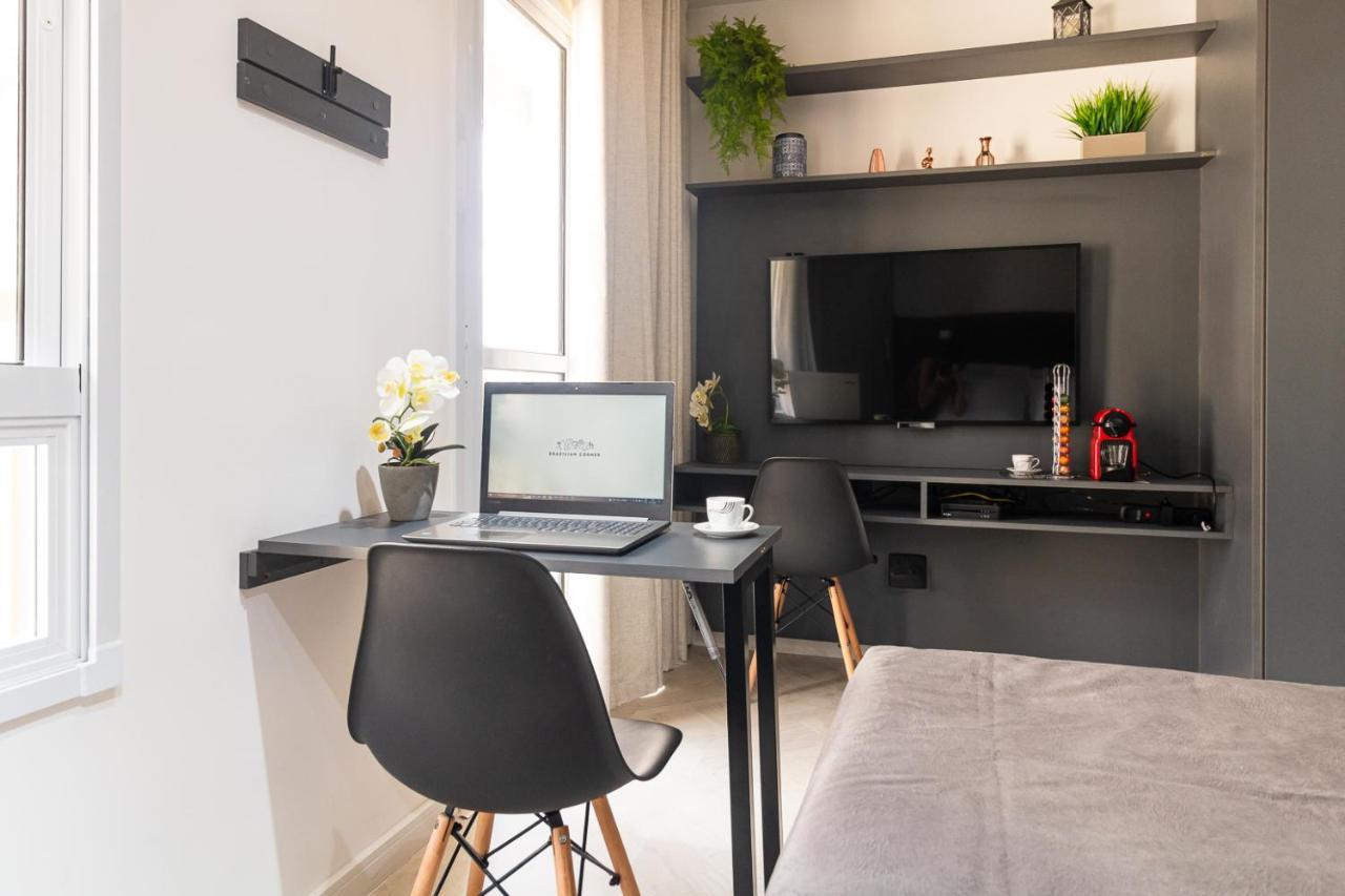 Estudio Moderno Em Pinheiros Com Ac E Rooftop São Paulo