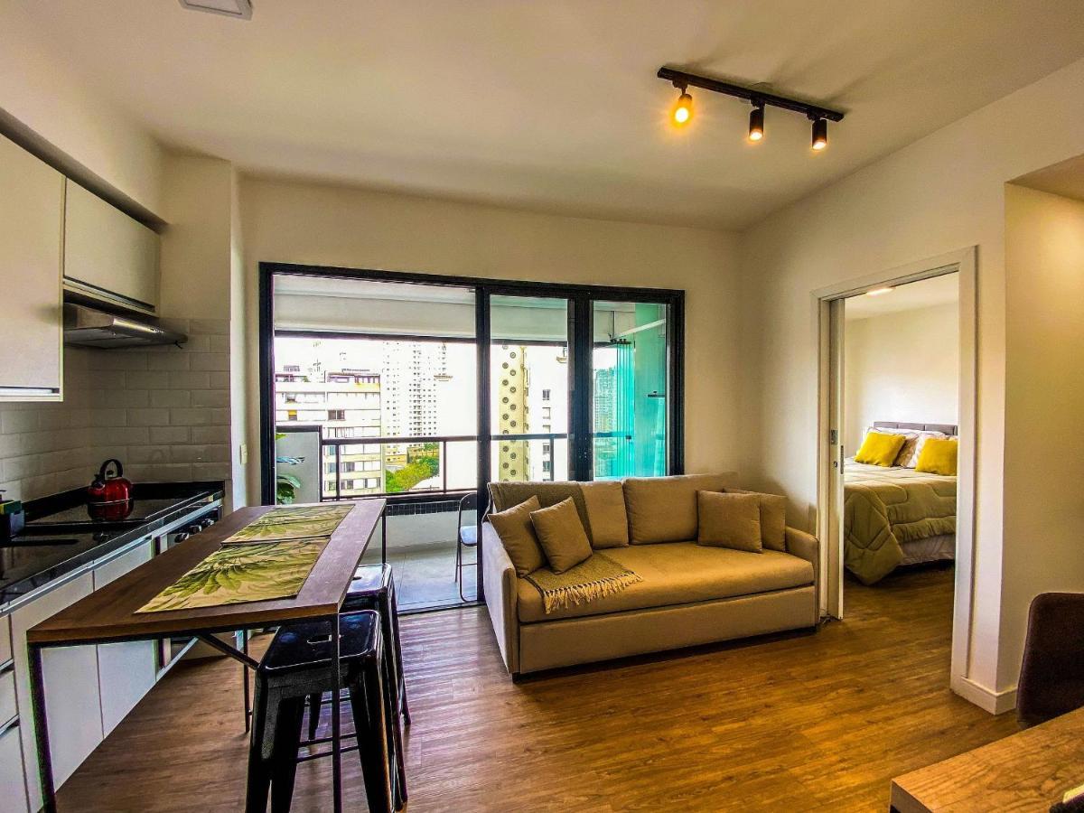 Apartment Piscina No Terraco, Sala E Na Bela Cintra Proximo A Paulista