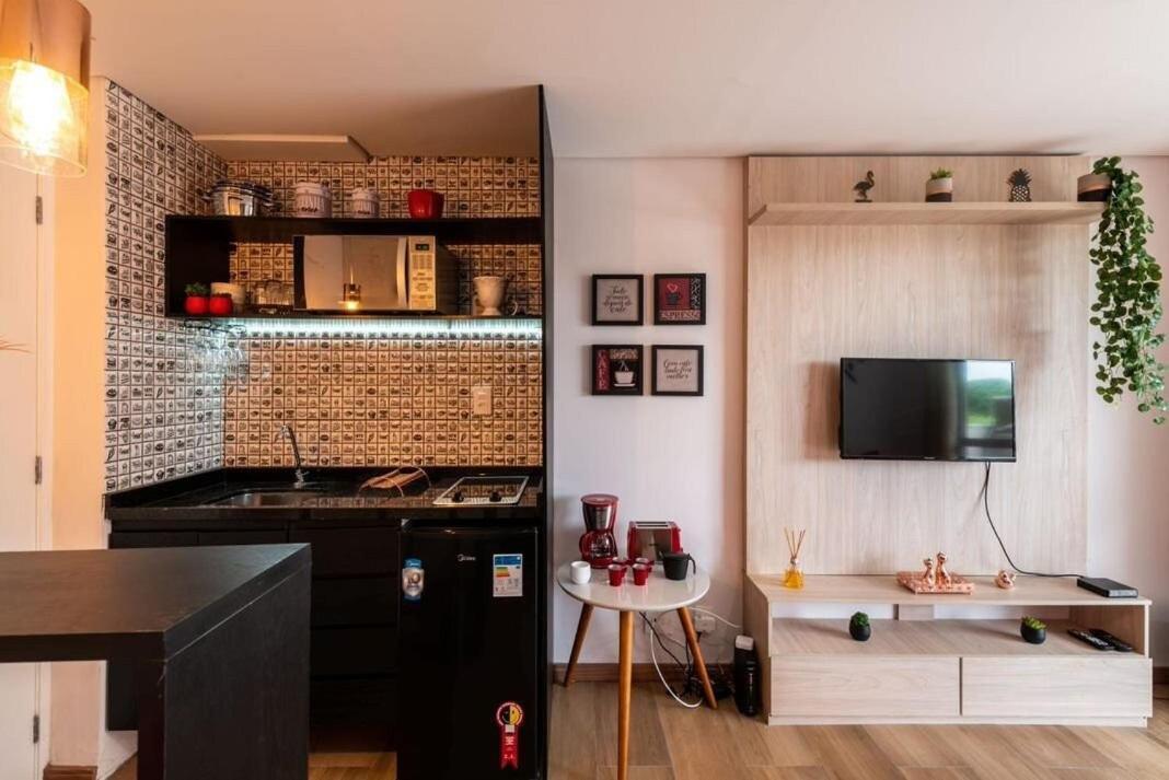 Apartment Aconchegante Em Pinheiros Com Garagem Na Faria Lima Sao Paulo