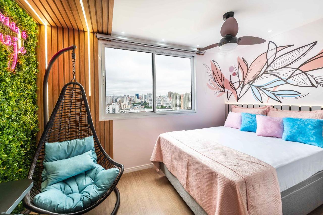 Apartemen Design Prox Ao Metro Bras Com Piscina Sao Paulo