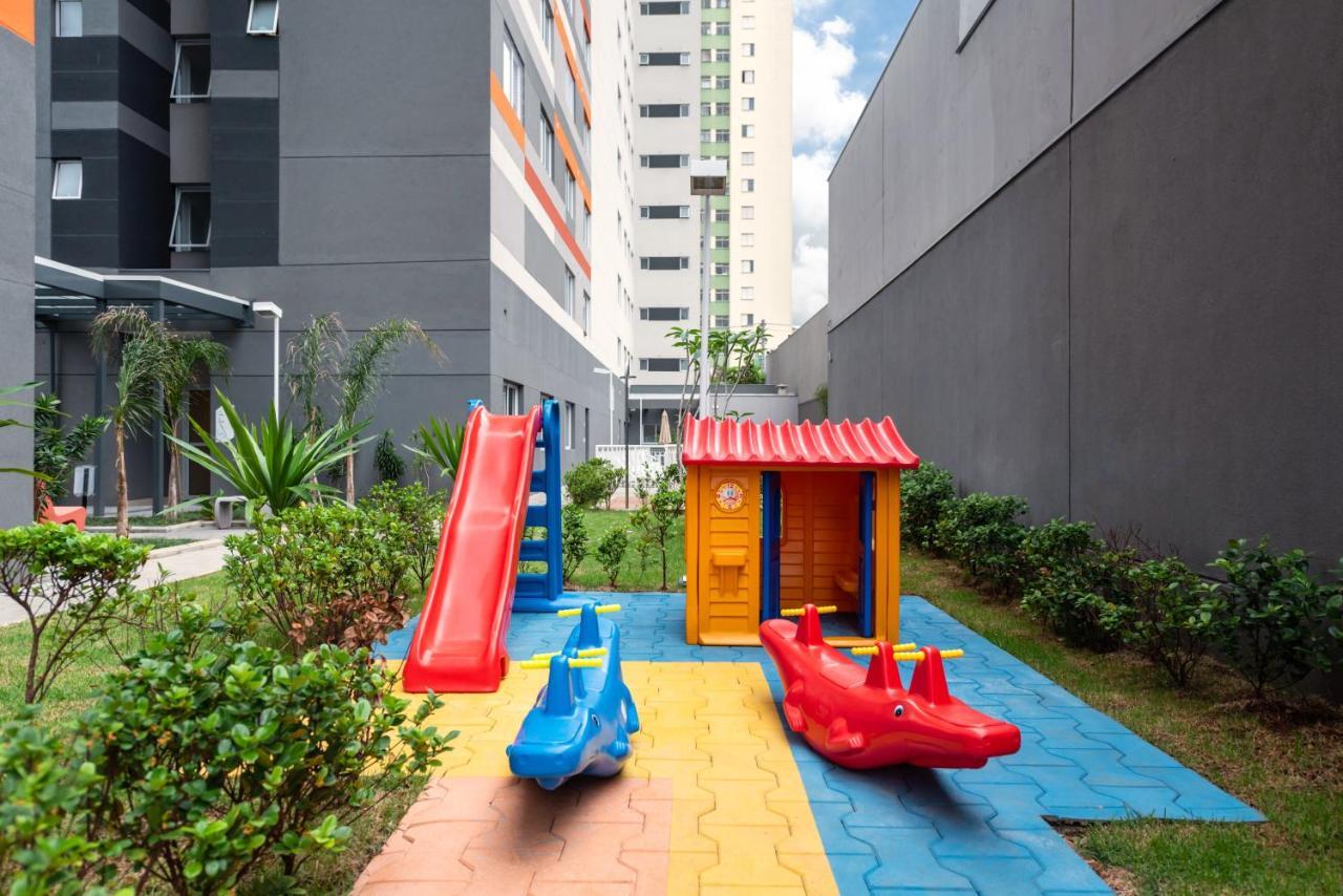 Design Prox Ao Metro Bras Com Piscina Apartemen
