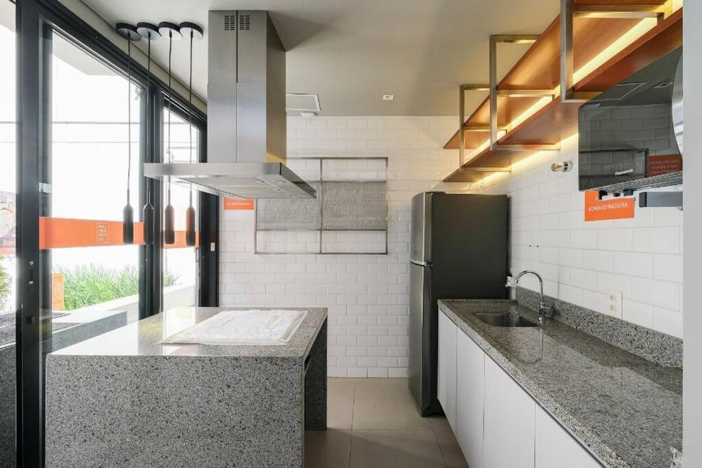 Căn hộ Vn Higienopolis Lindo Studio 450 Metros Do Metro Santa Cecilia Ap6 *