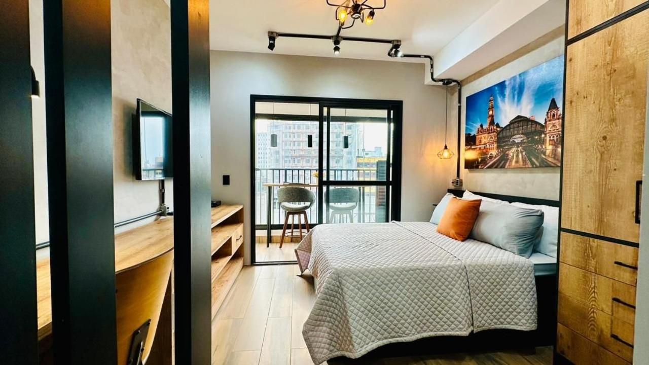 Apartment Conforto, Estilo E Vista Panoramica A Passos Da 25 De Marco! Sao Paulo