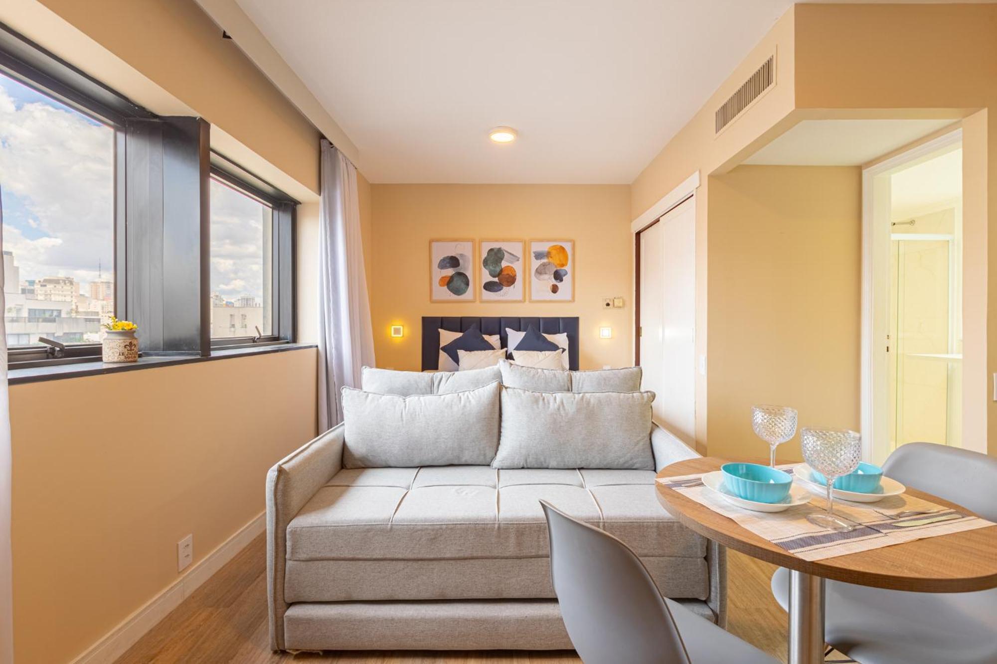 Easy Star - Lindo Flat C/vaga No Jardim Paulista - Du01i Apartment São Paulo