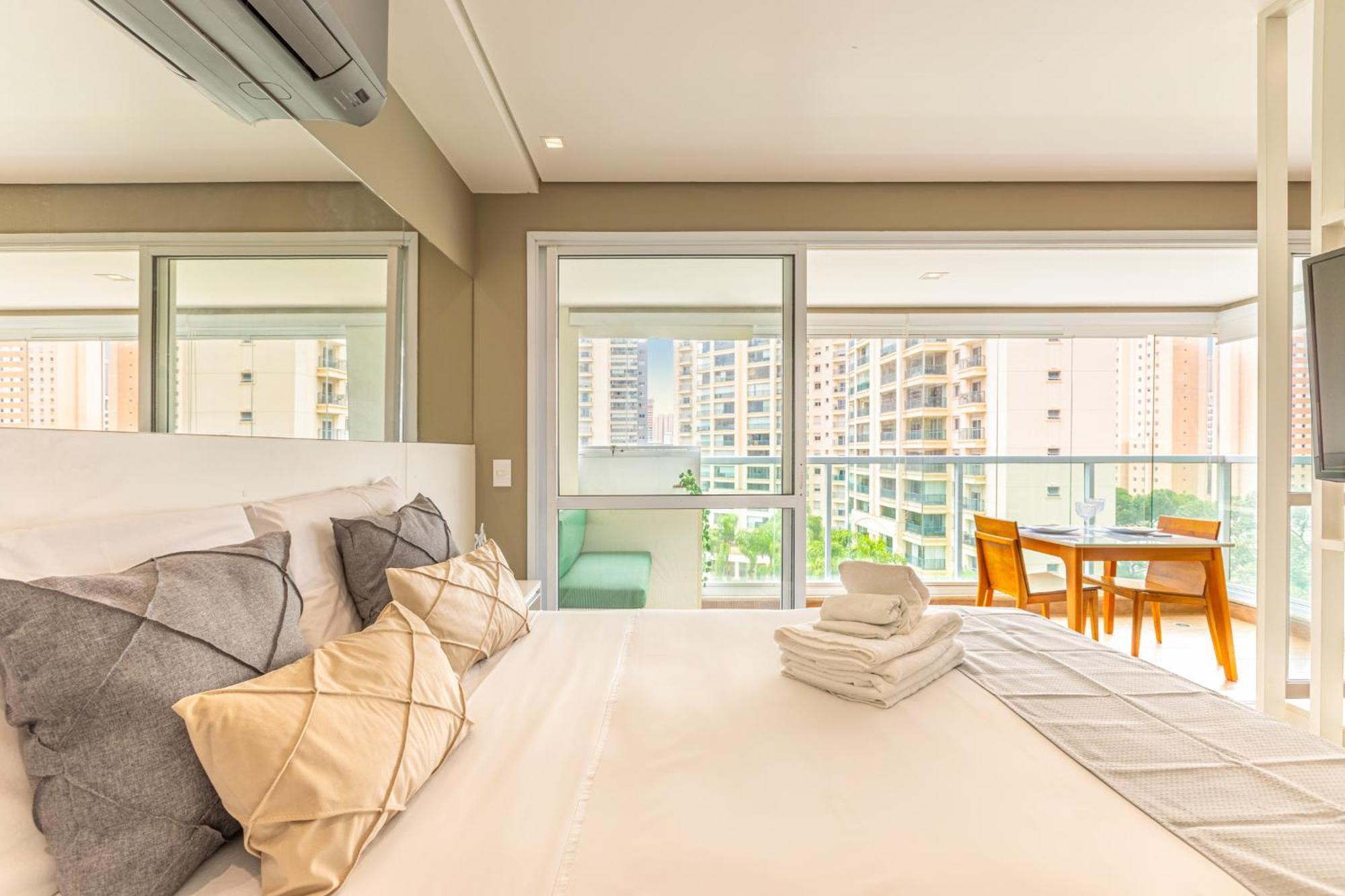 Easy Star - Lindo C/vaga Ao Lado Do Morumbi Shopping - Ec01i Apartment *