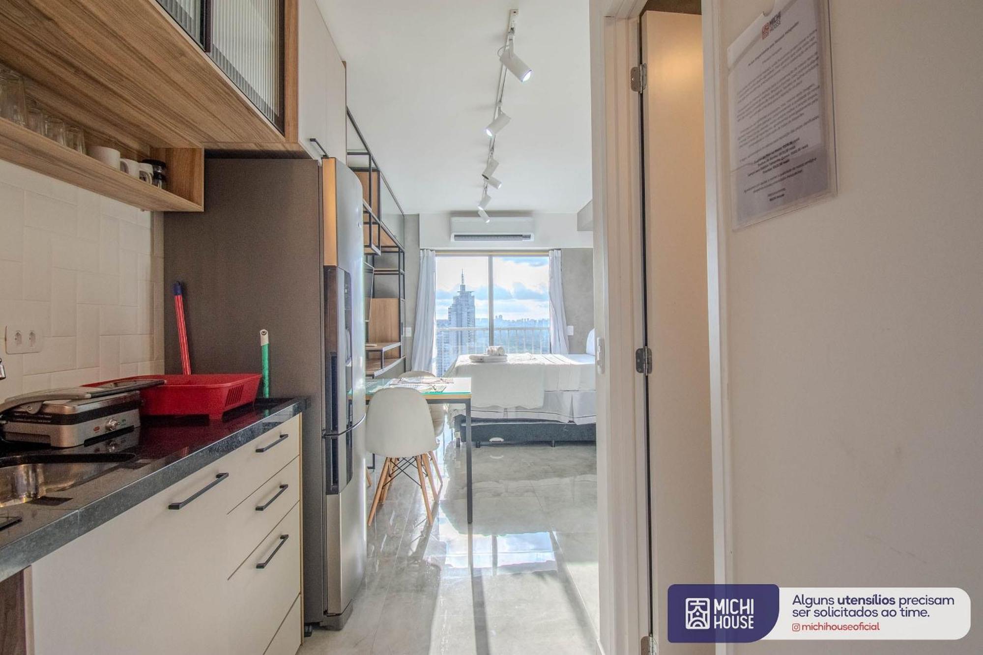 Apartment Maravilhoso Studio Pinheiros Ac/wf Vista Incrivel *