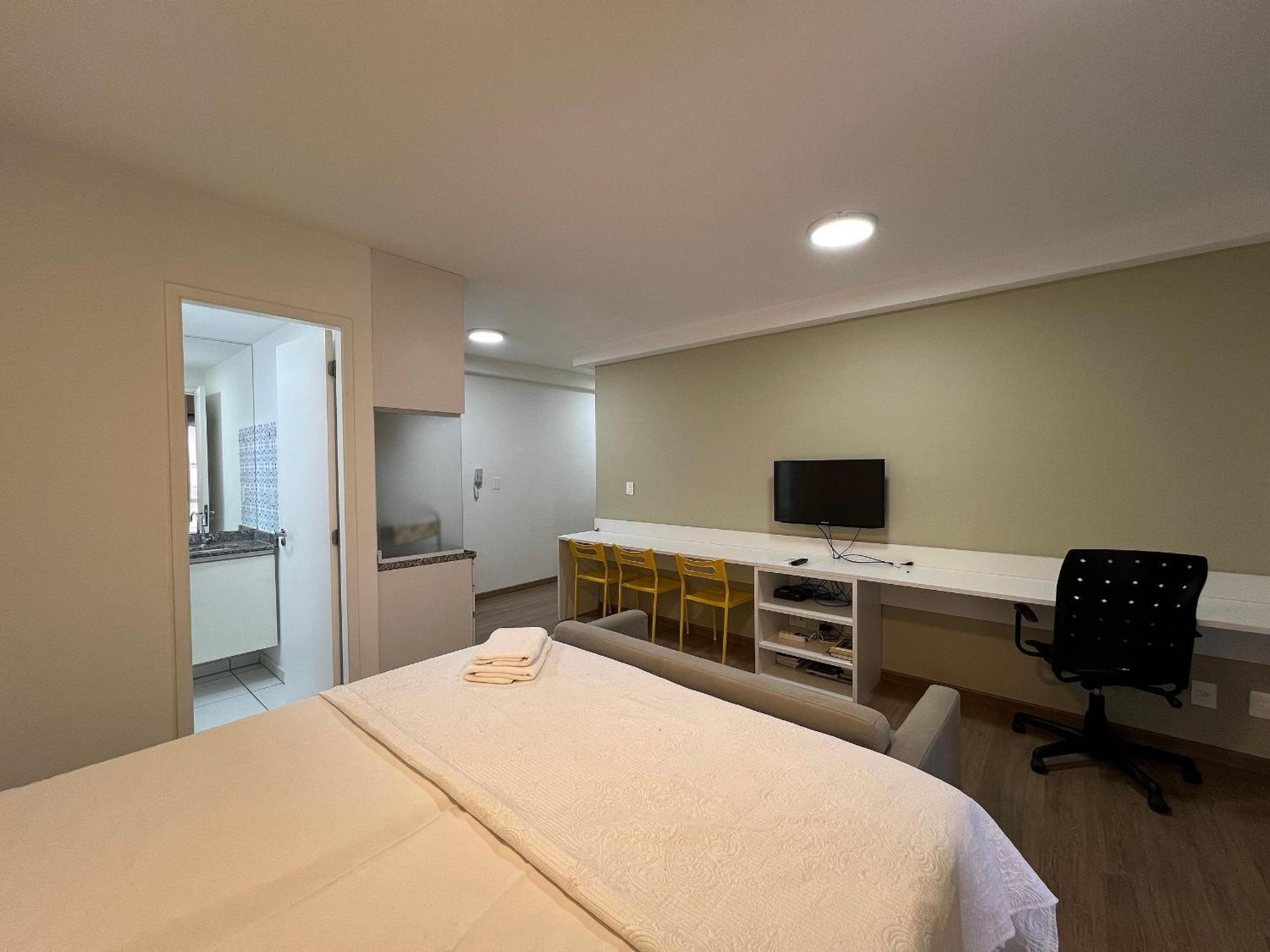 Apartment Encantador Bento Freitas Ac/wf Cama Queen Sao Paulo