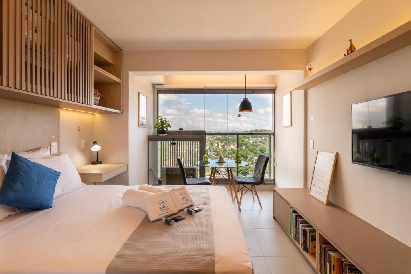 Apartment Easy Star - Lindo Studio Proximo Metro Borba Gato - Qi01h *