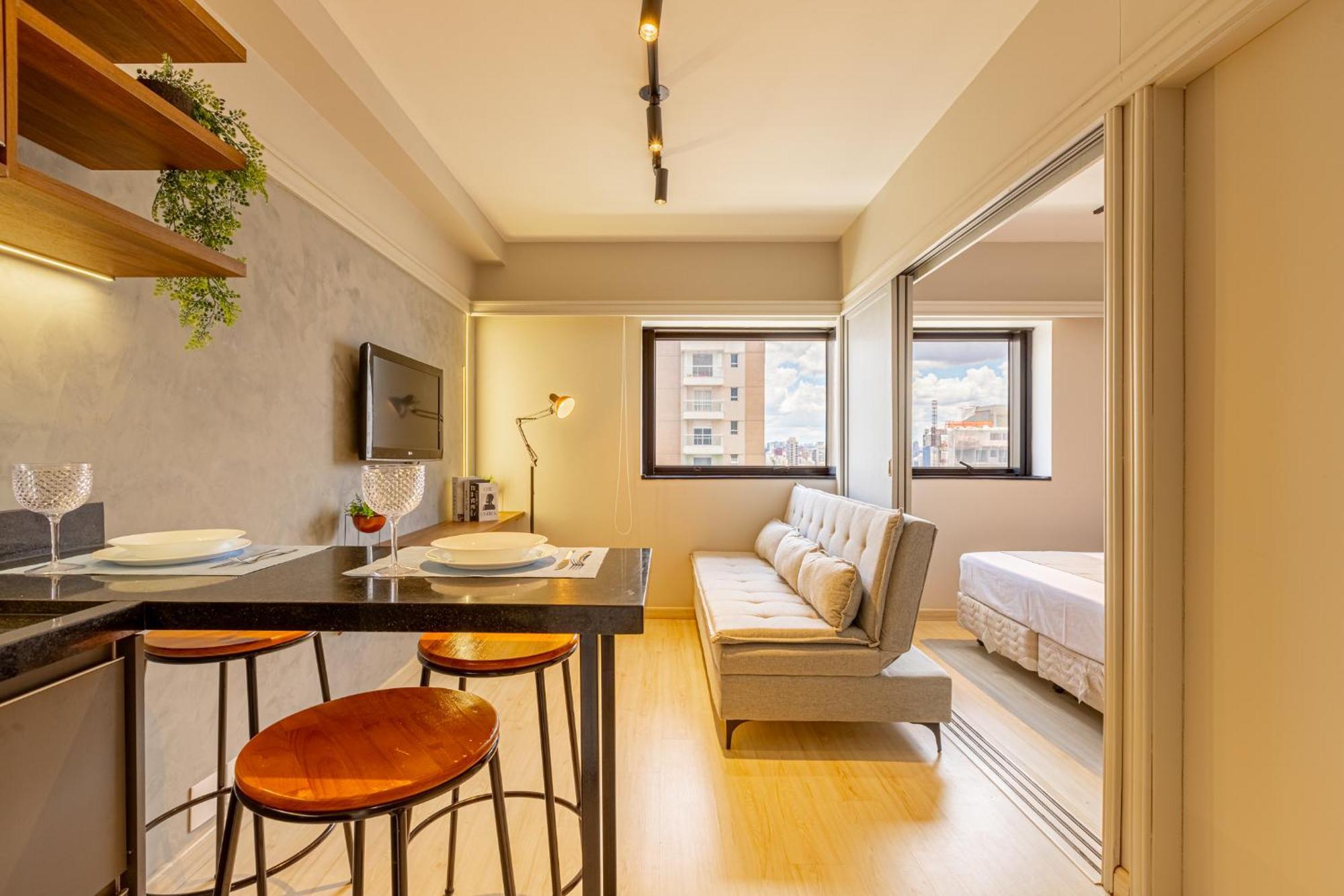 Apartment Easy Star - Pratico Flat C/vaga Proximo Do Shopping Pamplona - Do03i