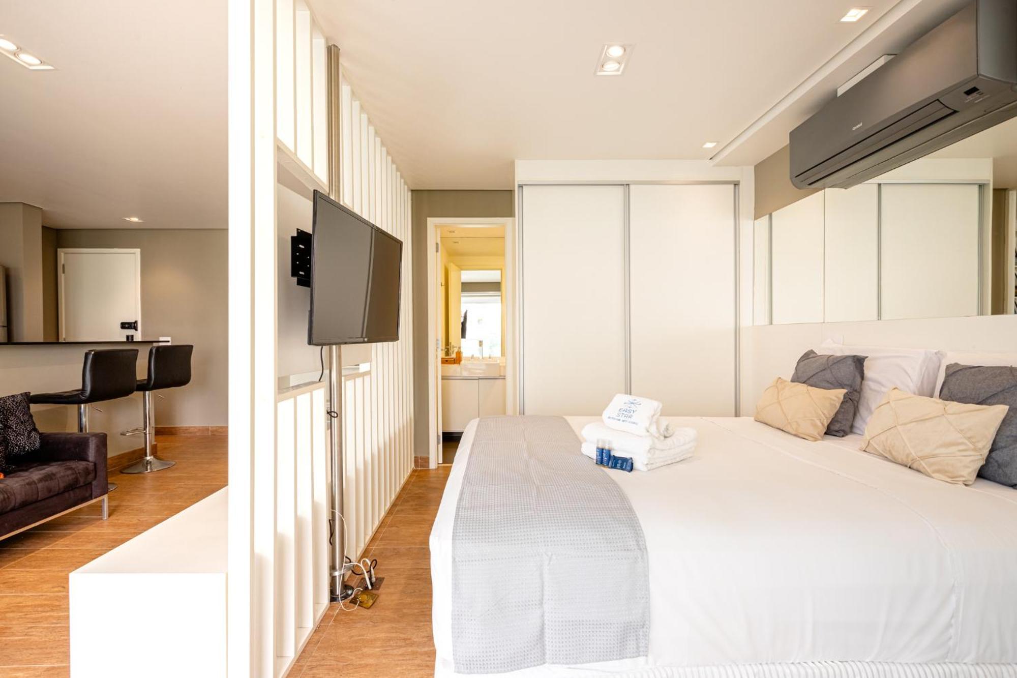 Easy Star - Lindo C/vaga Ao Lado Do Morumbi Shopping - Ec01i Apartment