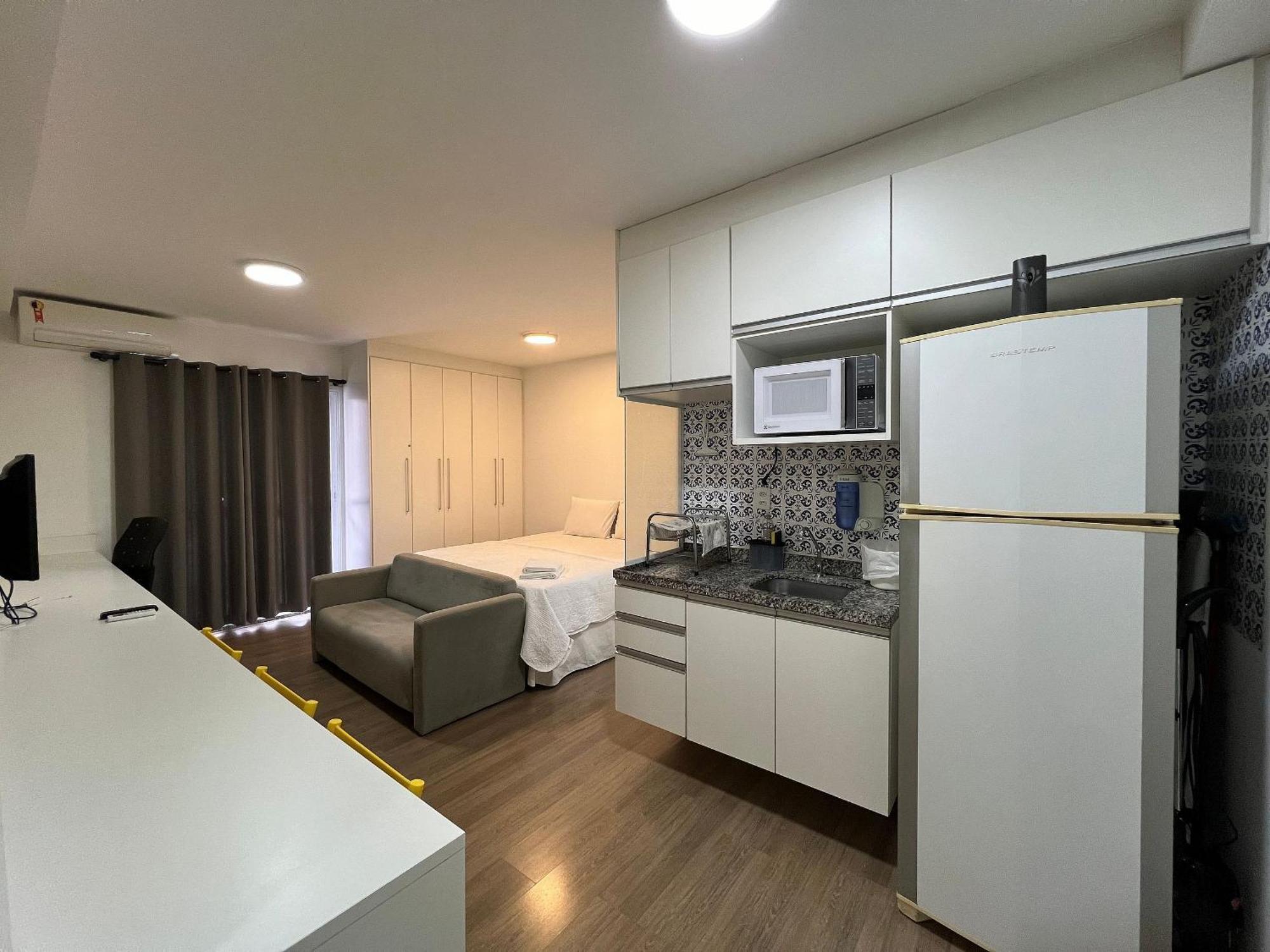 Apartment Encantador Bento Freitas Ac/wf Cama Queen Sao Paulo
