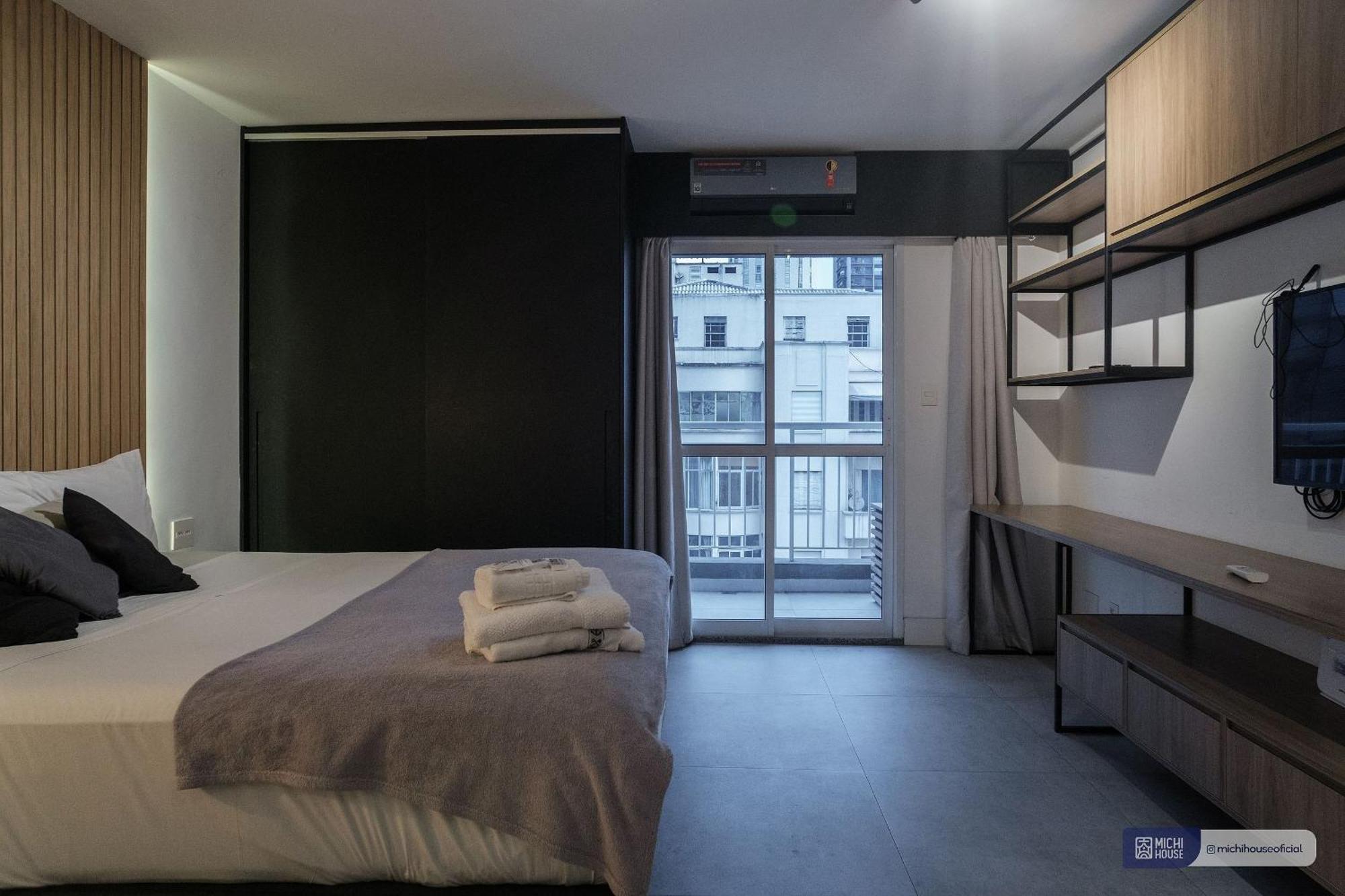 Apartment Perfeito Studio Na Bento Freitas Cama Queen Ac/wf *