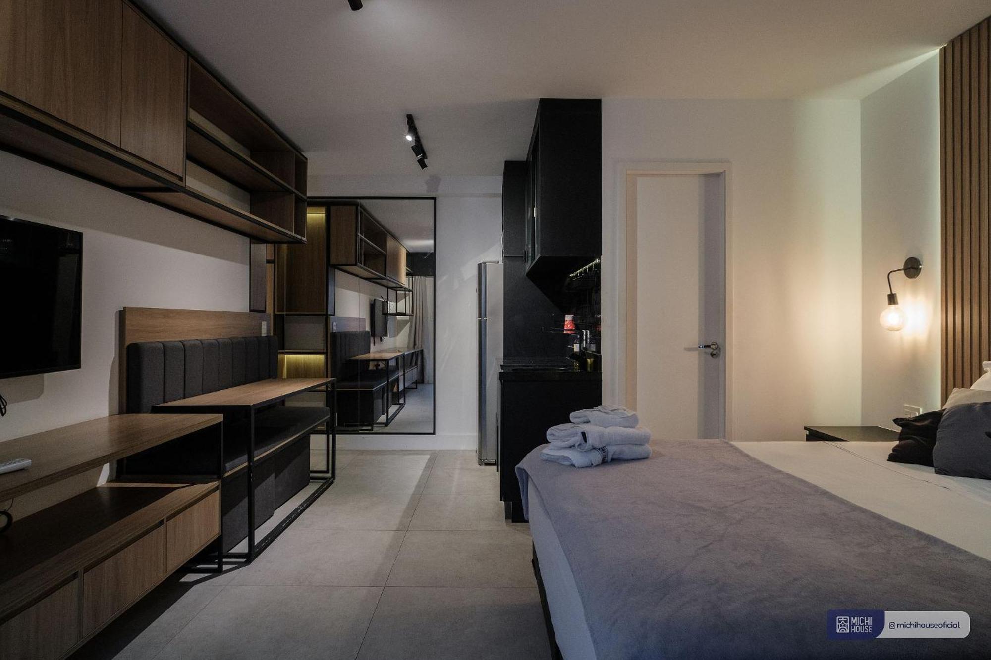 Apartment Perfeito Studio Na Bento Freitas Cama Queen Ac/wf Sao Paulo