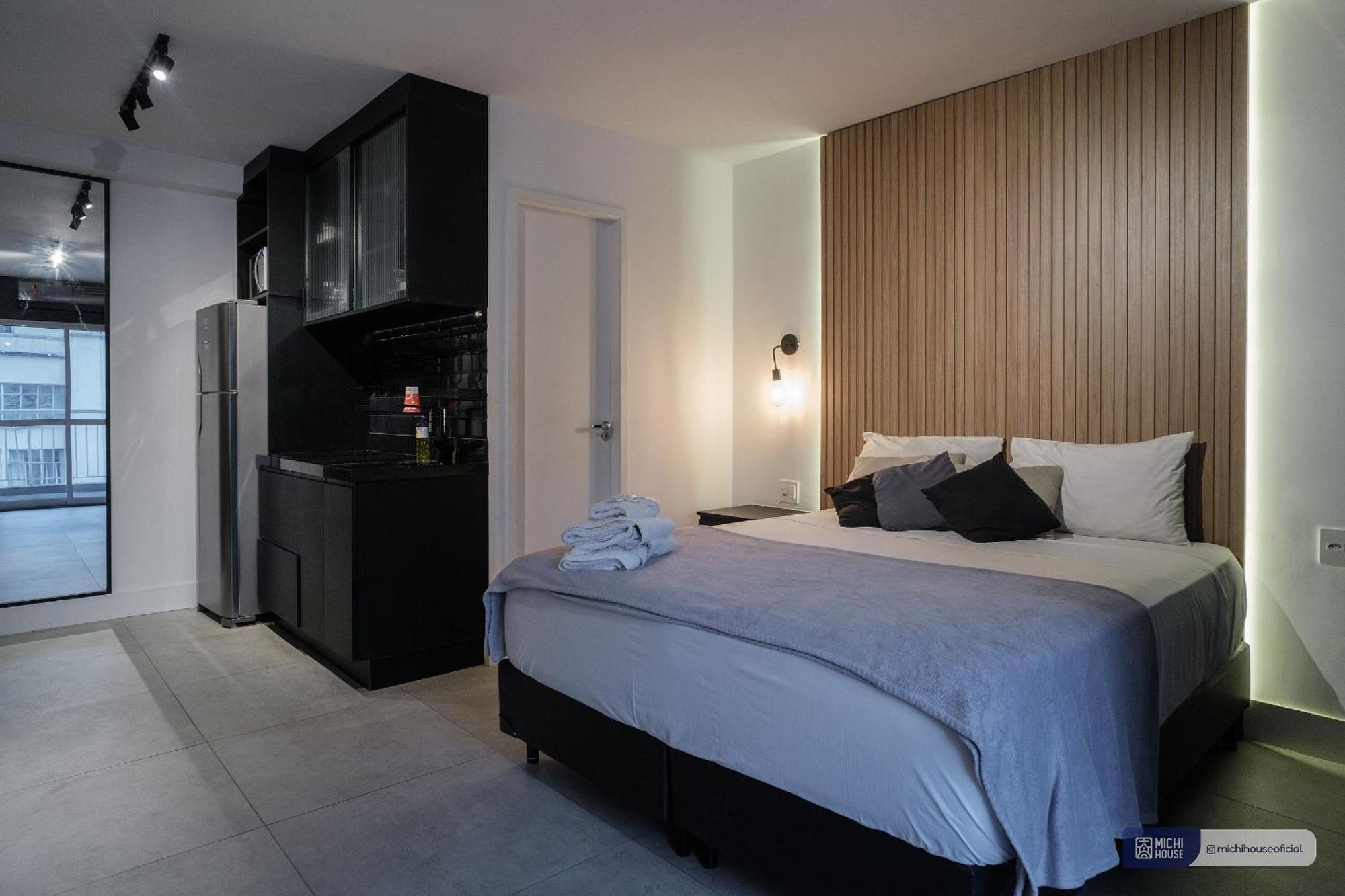 Apartment Perfeito Studio Na Bento Freitas Cama Queen Ac/wf *