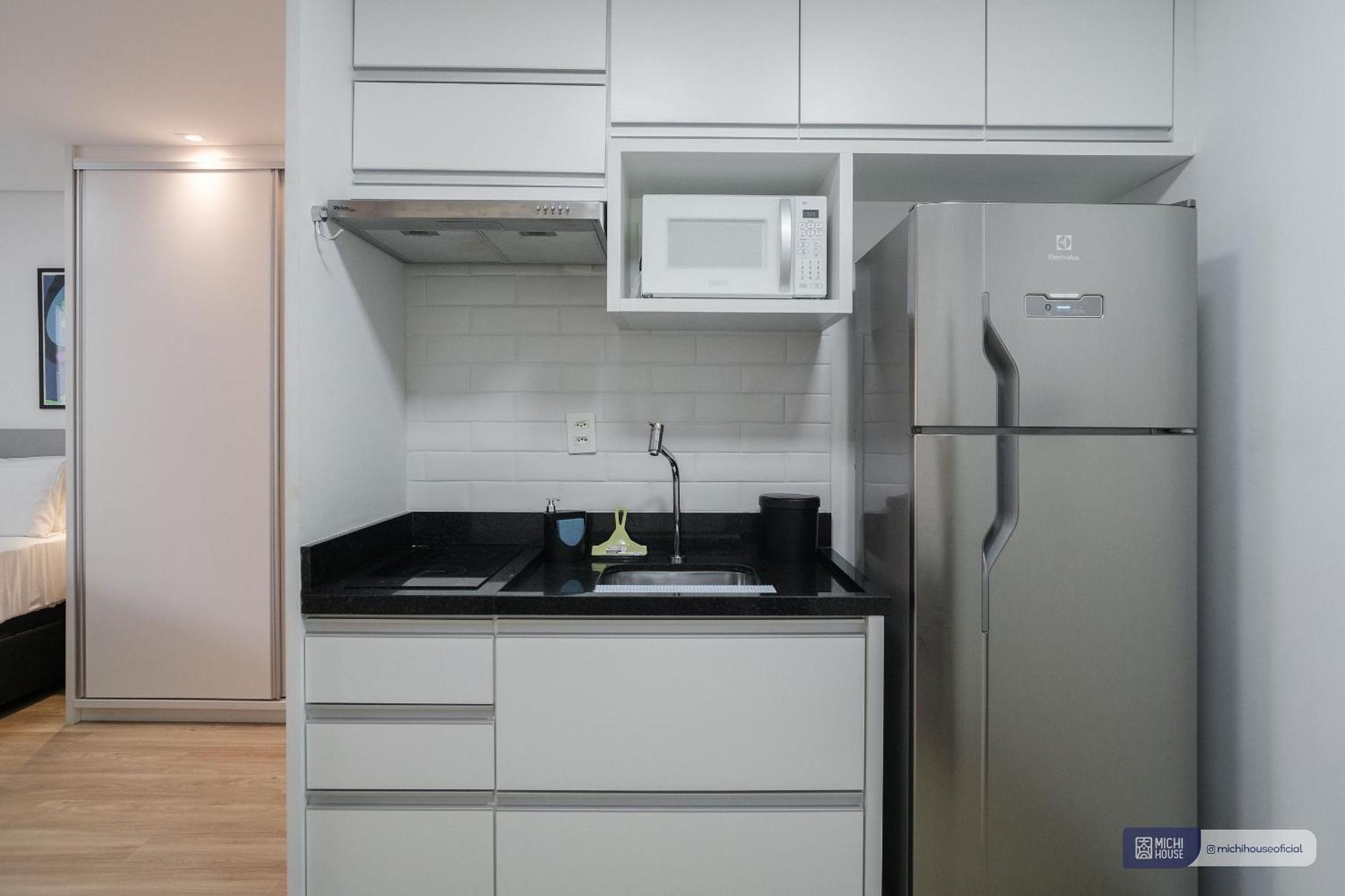 Mh 10216 - Encantador Studio Com Ac/wf/casal Apartment *