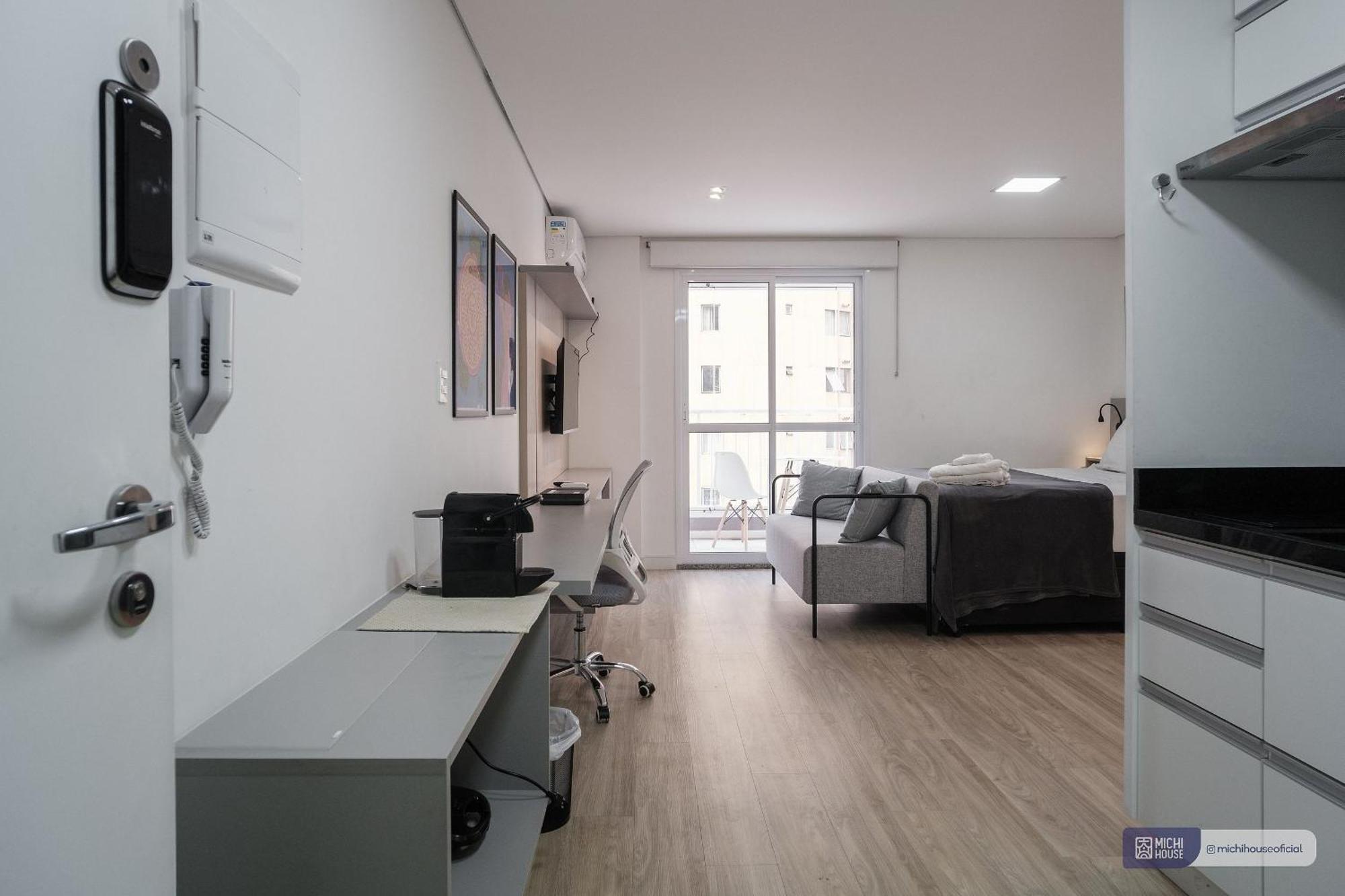 Apartment Mh 10216 - Encantador Studio Com Ac/wf/casal *
