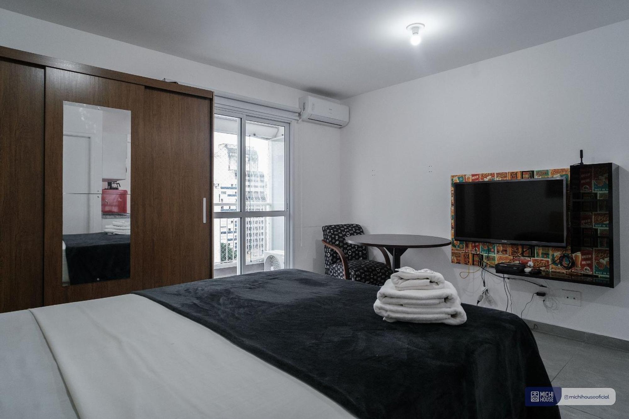 Confortavel Studio Metro Republica/lg Arouch Ac/wf Holiday home *