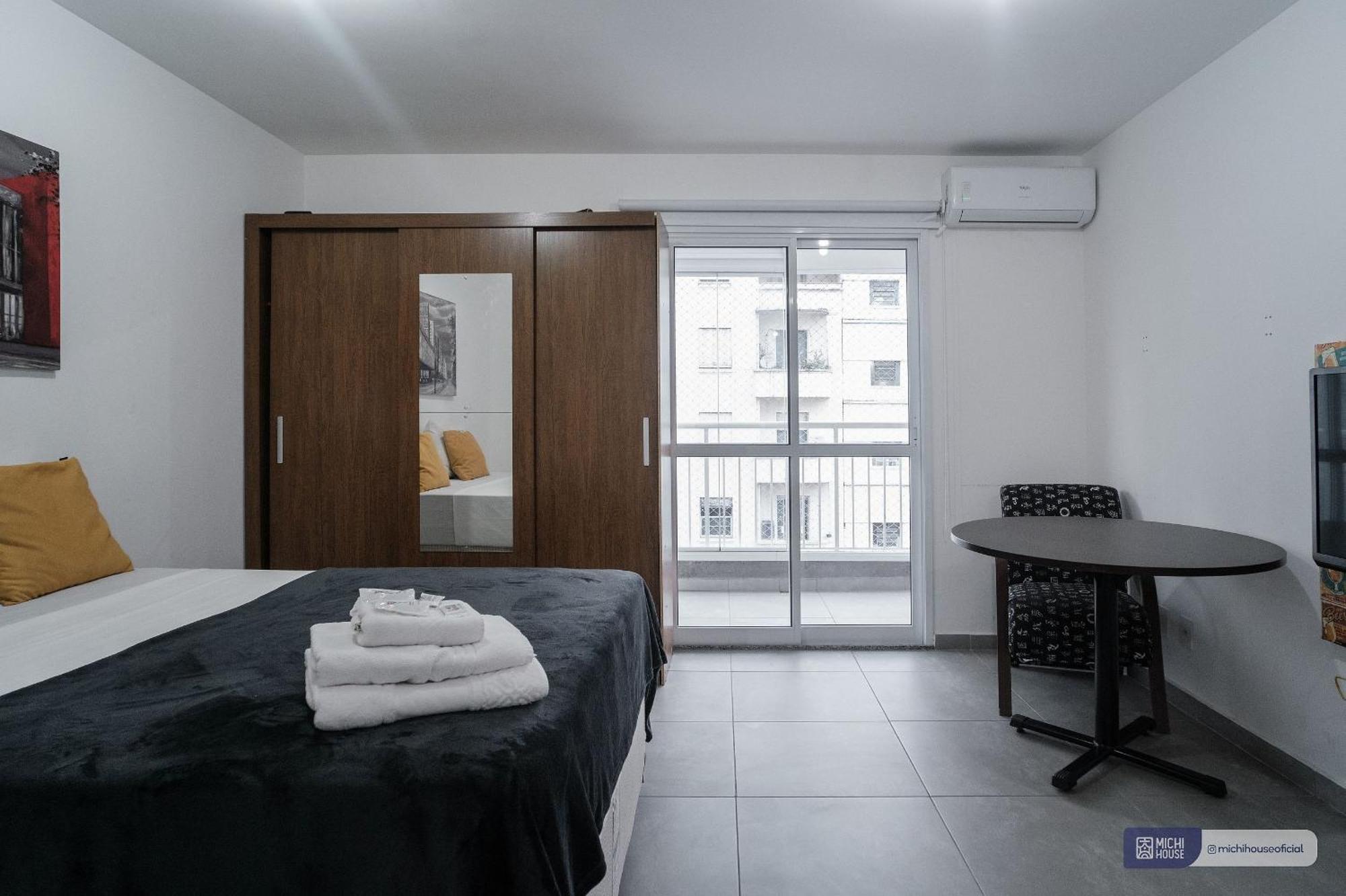 Confortavel Studio Metro Republica/lg Arouch Ac/wf Holiday home Sao Paulo